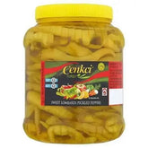 Cenkci Sweet Lombardi Pickled Peppers 1760g (Drained Weight 850g)  Adomoo